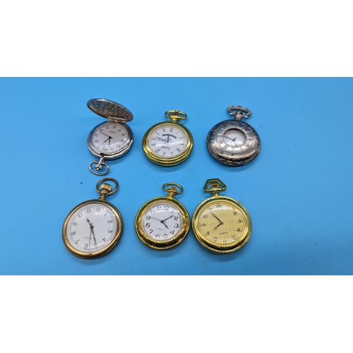 544 - 6 x Pocket Watches