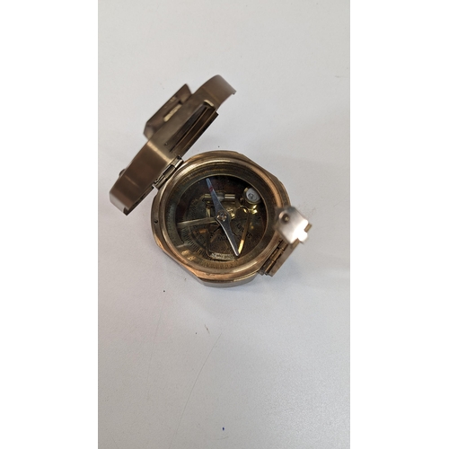 383 - Brass Sundial Compass  in Presentation Box