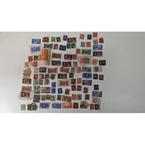 672B - An Assortment of Late 19th Century / Early 20th Century GB Stamps