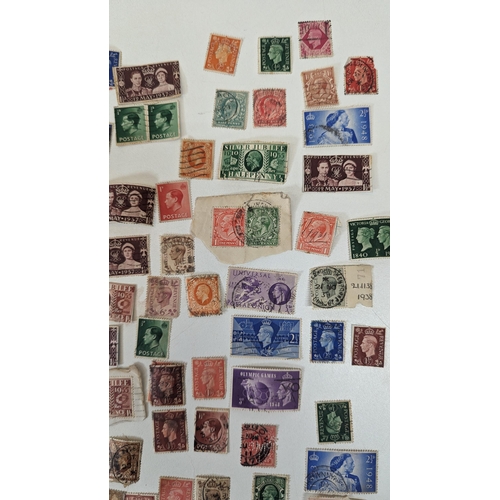 672B - An Assortment of Late 19th Century / Early 20th Century GB Stamps