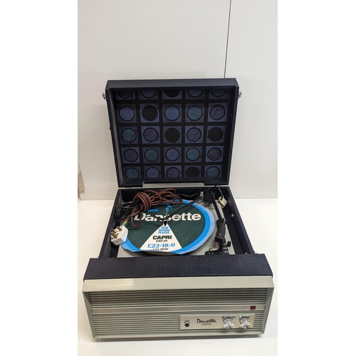 337 - A Dansette Capri DRP Vintage Portable Record Player