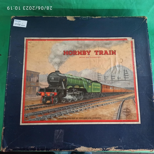 823 - Hornby O Gauge Train Set, Tank and Goods Set in Original Box