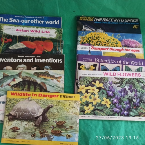 598C - Selection of Brooke Bond Tea Card Albums