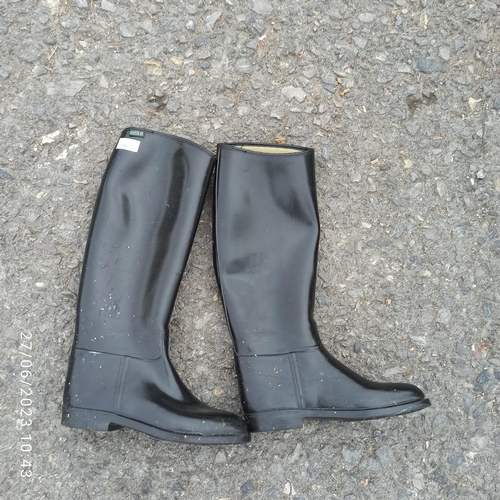 232B - A Pair of  Aigle Riding Boots size 8