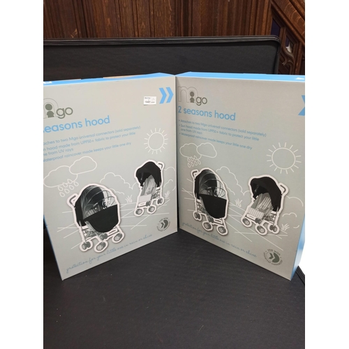 260 - 2 x Mgo Pram Hoods - Boxed