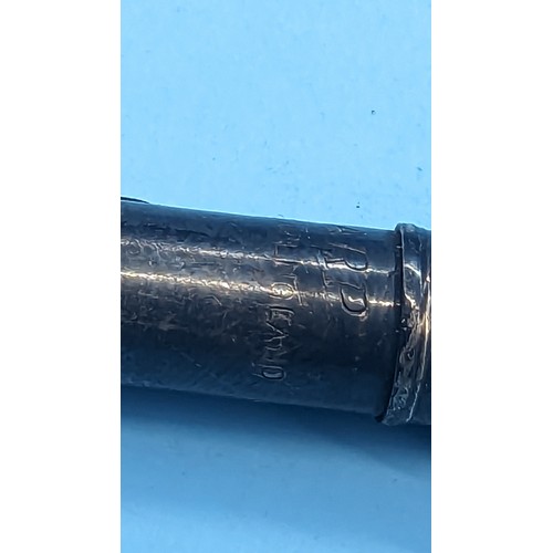 470 - A Hallmarked Silver Propelling Pencil