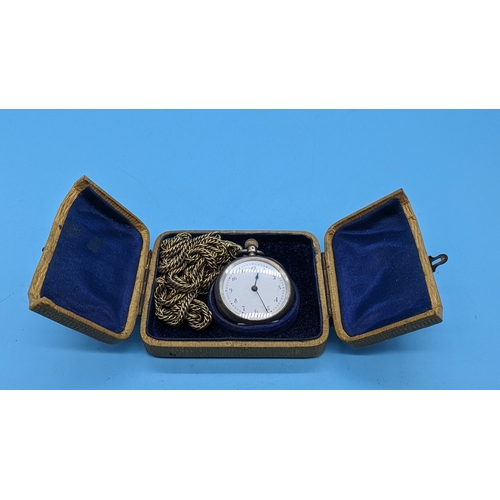 521 - A Silver Pocket Watch in Original Case