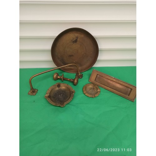 375C - Assorted Metalware including Copper & Brass Kettle, Burner Lantern and More