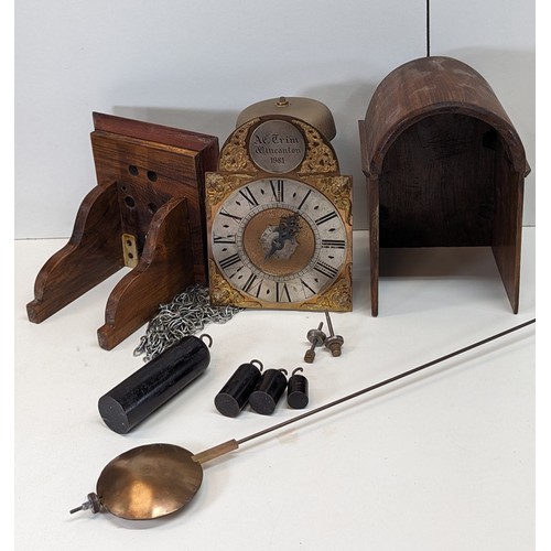 498 - A 20th Century Lantern Clock having a 6