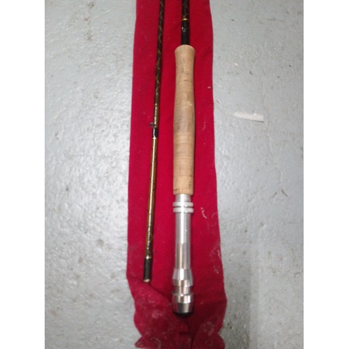 270H - A DAM X Kev Carbon 9.5ft Fly Fishing Rod and Net