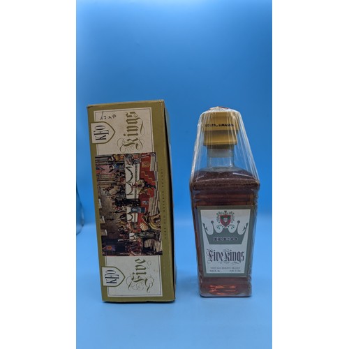 356 - A Bottle of Cyprus Brandy Keo Five Kings 1950's 50cl