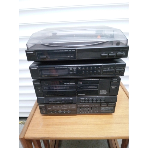 325 - Toshiba Stack System , Double Tape, Equalizer, Tuner and Turn Table