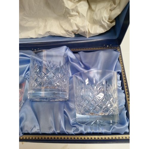 390 - A Thomas Webb Crystal Whiskey Tumbler Set