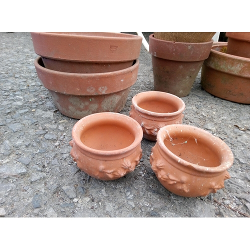 73 - Assortment of Clay Pots