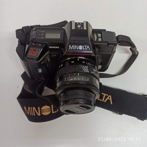 797B - A Minolta SLR Camera with Lens and Accessories