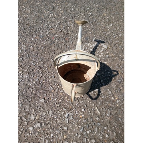 51B - A 2 Gallon Galvanised Watering Can