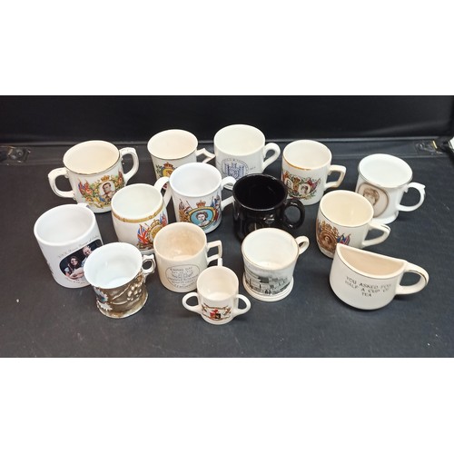 1277 - A Quantity of Royal Memorabilia Cups and Mugs inc. Queen Elizabeth II , Prince George of Cambridge