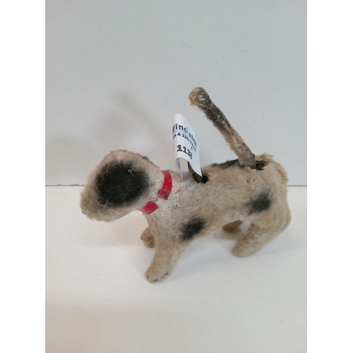 815A - Small Vintage Clockwork Dog with wagging tail