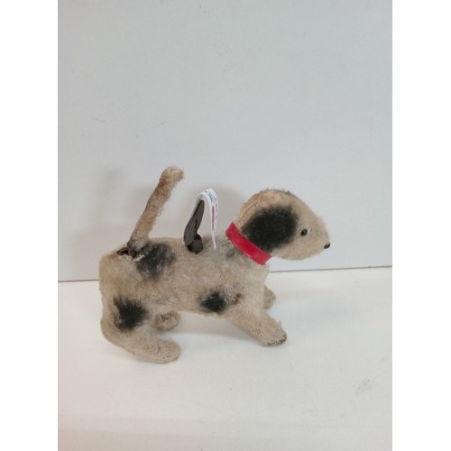 815A - Small Vintage Clockwork Dog with wagging tail