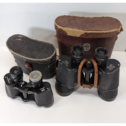 805C - A Pair of Omega 20 x 50 Field Binoculars and 8 x 30 Binoculars