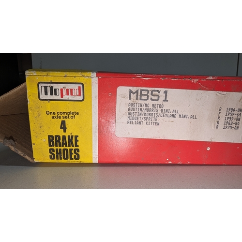 134E - A Box of Classic Austin MG Metro Morris Mini Sprite or Reliant Kitten 
Brake Shoes (x3)