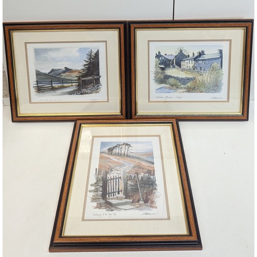 397B - 3 x Framed Geoffrey Cowton Prints