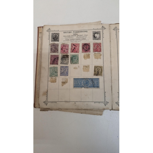 933 - A Vintage Schoolboy Stamp Album