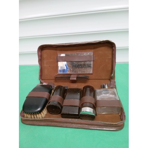 769 - Gentleman's Grooming Kit with Bakelite Parts