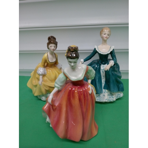 864 - 3 Royal Doulton Figurines including 