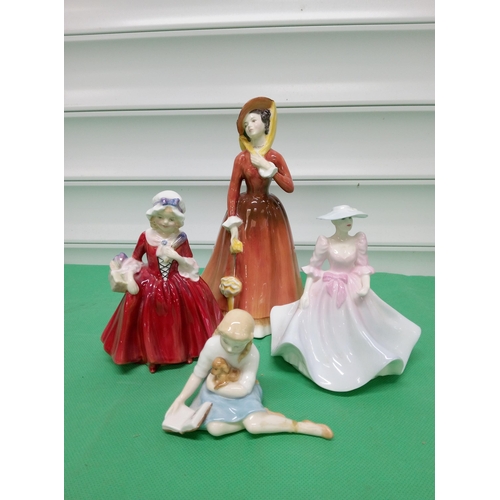 868 - 3 Royal Doulton and Coalport Figurines including 