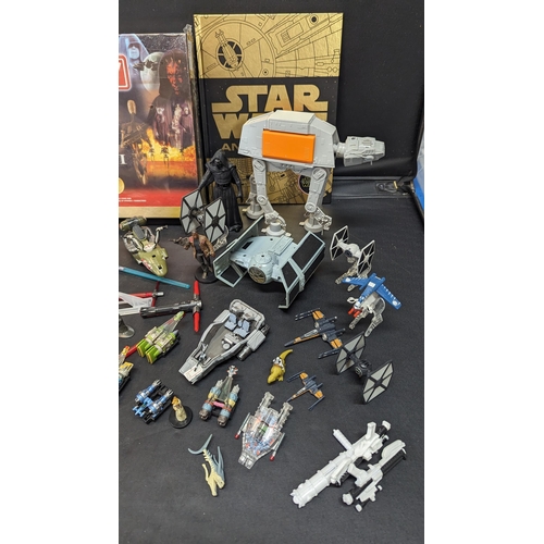 1466 - An Assortment of Star Wars Collectables including Sealed Monopoly, Toys and Stickers etc