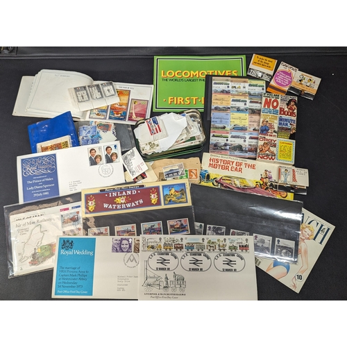 944 - An Assortment of Stamps and Novelty Matchboxes etc.