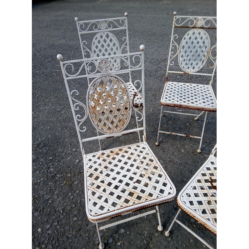 46 - 5 Vintage Folding Garden Chairs