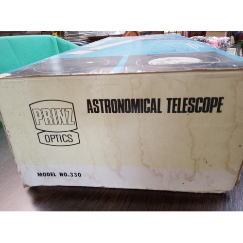 680 - Prinz Astromonical Telescope In Original Box.