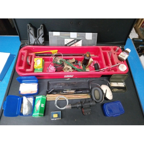 698D - Gun Cleaning Kits and assorted Gun Cleaning Accessories.