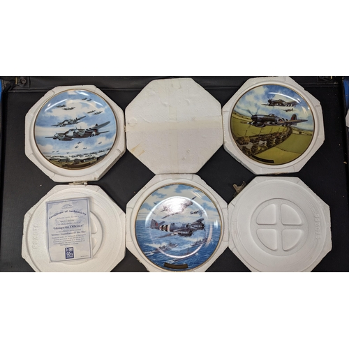 1740 - 3 Davenport D-Day Collectors Plates, Typhoon, Mosquito and Beaufighter.