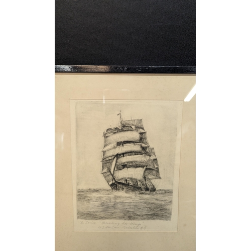 1737 - 2 x Signed Engravings By Royal Academy Exhibited Artist W S Devilaw 