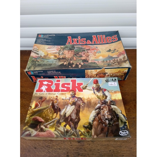 1461 - Risk and Axis and Allies Games.