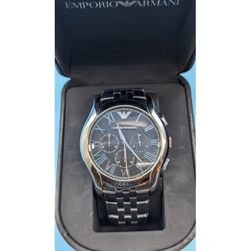 846 - A Boxed Armani Chronograph Watch