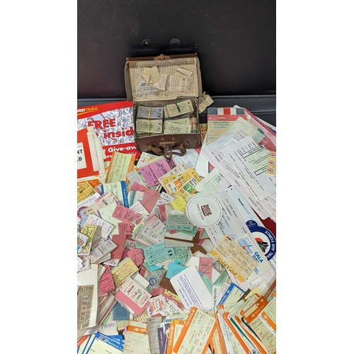 822 - A Large Collection of British Rail and other Railway and Travel Related Tickets.