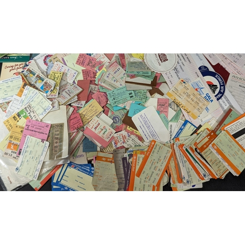 822 - A Large Collection of British Rail and other Railway and Travel Related Tickets.