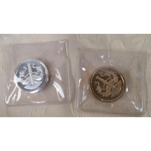 903 - Collectable King Arthur coins.