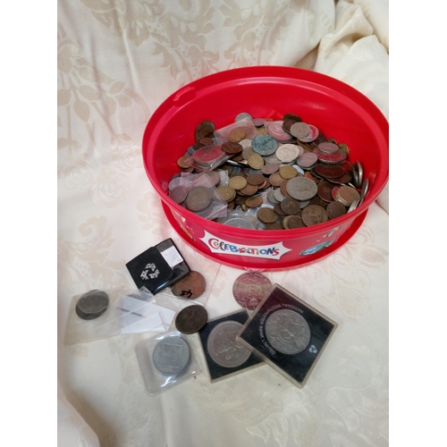 885 - An Assortment Of Coins and Crowns