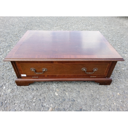 950 - Inlaid TV Cabinet 32cm x 88cm x 56cm