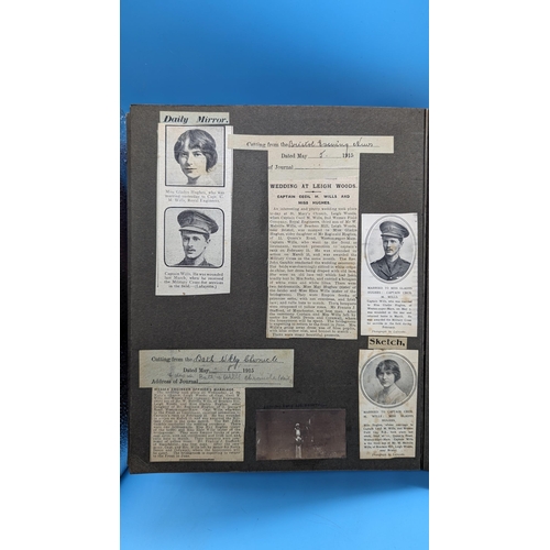 1500 - The Medal Group of Major Maitland Cecil Melville Wills 1891-1966 and Leatherbound Scrapbook.
Charter... 