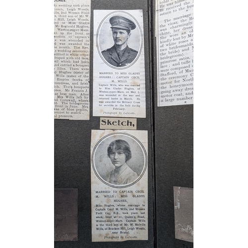 1500 - The Medal Group of Major Maitland Cecil Melville Wills 1891-1966 and Leatherbound Scrapbook.
Charter... 