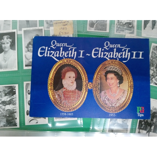 922B - Collection of Tea Cards and Cigarette Cards of Royal Family.