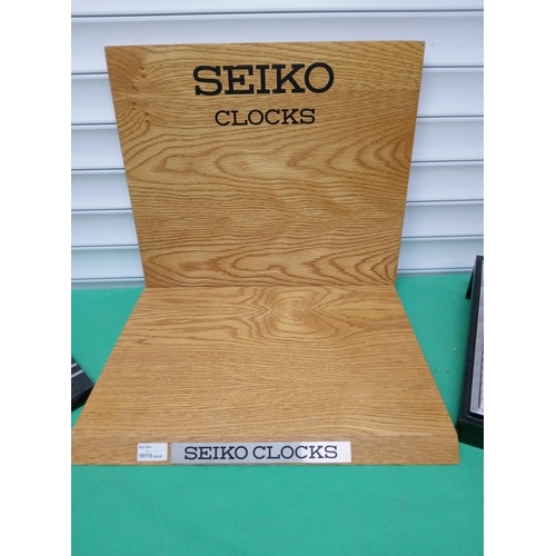 847B - Shop Display Watch Stands Seiko and Lorus, Pulsar x 4