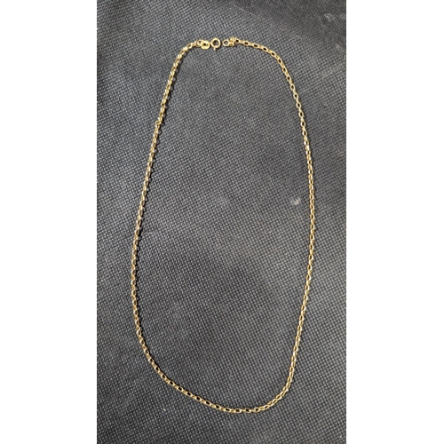 802 - An 18ct Gold 1.4 Gram Necklace Chain