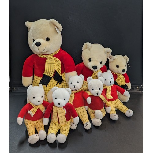 872 - A Quantity of Rupert The Bear - Plush Pals Cuddly Collectable Toys